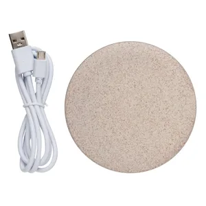 Caricatore Wireless 5W Eco-Friendly in Fibra di Grano per Dispositivi Smart Home - Product Image 6