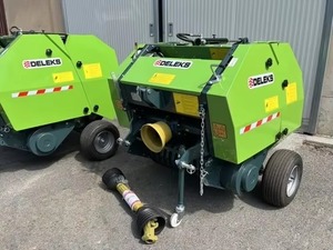 Mini presse à balles carrées pour foin et ensilage de maïs avec moteur PLC, boîte de vitesses, engrenages et composants de roulement de pompe, nouvelle presse à balles pour foin - Product Image 3