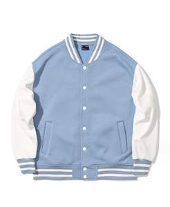 แจ็คเก็ตวาร์ซิตี้ผู้ชาย แจ็คเก็ตซาติน บอมเบอร์ เบสบอล แจ็คเก็ตเลตเตอร์แมนสำหรับฤดูหนาว ผลิตในปากีสถาน - Product Image 6