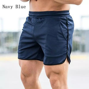 Venta al por mayor 2025 de alta calidad de los hombres pantalones cortos casuales para correr 100% poliéster ropa deportiva para entrenamiento muscular gimnasio ejercicio servicio OEM - Product Image 5