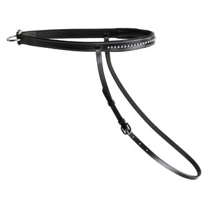 Noche estrellada Cuero negro Banda para la nariz occidental Caballos Calzones Tamaño completo Banda para la nariz ecuestre Puntos de acero inoxidable Calidad Premium - Product Image 4