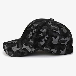 Casquettes de baseball de style tendance Casquettes de camouflage en coton pour hommes et femmes Casquettes de baseball classiques personnalisées à doublure en tissu à des prix bon marché - Product Image 3
