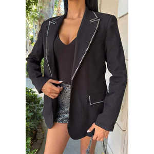 Blazer pour femme Hardy Stone, veste élégante avec détails raffinés, 6104-08 - Product Image 1