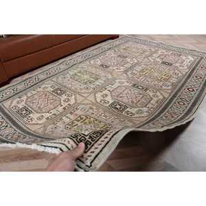 Tapis turc 4,9x8 pieds, tapis vintage, tapis persan marron - Product Image 5