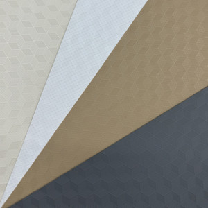 Nouveau modèle 3D <span class=keywords><strong>en</strong></span> relief FR UV 850gsm bâche enduite de PVC occultant <span class=keywords><strong>pour</strong></span> <span class=keywords><strong>Pergola</strong></span> auvent pare-soleil - Product Image 1