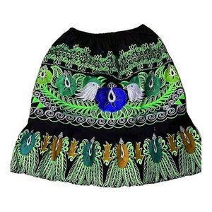 Jupes décontractées polynésiennes pour femmes en coton de haute qualité, fabriquées au Pakistan, broderie personnalisée style hawaïen, prix bas - Product Image 2