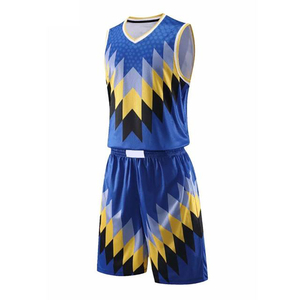 Ensemble d'uniformes de basket-ball pour garçons Vêtements de sport personnalisés Short en jersey pour jeunes Kit d'entraînement d'équipe réversible à séchage rapide - Product Image 2