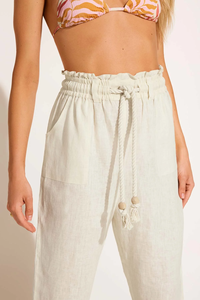 Fabricación India 100% Lino Co-ord Set Trowser Cómodo Elegante Uso diario Verano 2 piezas Ecológico - Product Image 5