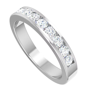 Bagues pour femmes en or 14 carats et diamants naturels, prestige, 9 pierres - Product Image 1