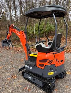 ENVÍO GRATUITO, Miniexcavadora de Orugas de 1 Tonelada, Nueva, con Certificación EPA y CE, Motor de Gasolina Briggs de 15 hp, ROPS Abierto, Pulgar Hidráulico - Product Image 3