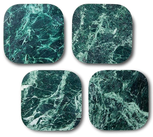 Handmade Wholesale decorative Natural <b>marble</b> <b>coaster</b> square <b>coasters</b> white black <b>marble</b> <b>coaster</b> - Product Image 3