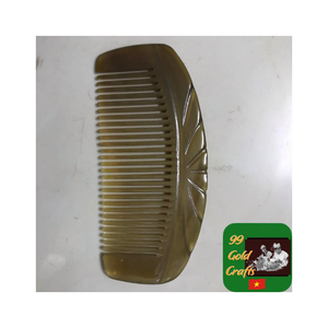 Peine de cuerno de Búfalo, peine de pelo fuerte pulido hecho a mano, peine de barba duradero, Material de cuerno Natural para negocios al por mayor y al por menor - Product Image 3