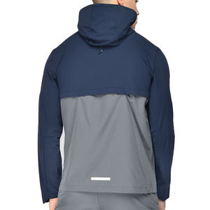 ชุดวอร์มกีฬาผู้ชายแบบมีฮู้ด สไตล์ลำลอง สีพื้น ระบายอากาศได้ดี เหมาะสำหรับออกกำลังกาย ฟิตเนส ไซส์ใหญ่ ผ้าฝ้าย 100% รับผลิตตามสั่งพร้อมสกรีนโลโก้ - Product Image 4