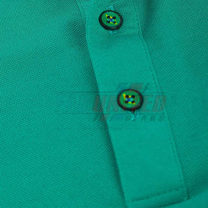 Slim Fit pour femmes 100% coton pour polos ODM approvisionnement direct d'usine Logo personnalisé avec motif solide - Product Image 4