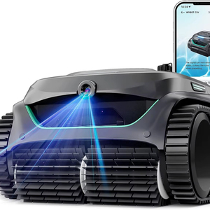 กล้องหุ่นยนต์ทำความสะอาดสระว่ายน้ำไร้สาย C2 Vision AI คุณภาพสูง พร้อมแบตเตอรี่ สำหรับทำความสะอาดพื้นและผนังสระ ระบบกรองสองชั้น - Product Image 1