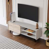 Meuble TV en bois gris européen Rox du fabricant turc Sonomo vendeur chaud meubles de maison pour entrepôt de salon