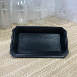ถาดโฟมสีดำแบบใช้แล้วทิ้งสำหรับใส่อาหารสดในซูเปอร์มาร์เก็ตจากร้าน Quang Quan สำหรับกล่องและถังใส่เนื้อปลาเนื้อหมู - Product Image 1
