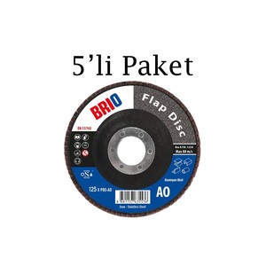 แผ่นขัดแบบพับได้ 125XP80 Ao แพ็ค 5 ชิ้น - Product Image 1
