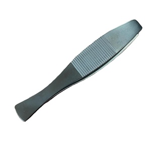 Top qualité supérieure personnalisé poisson os dissolvant pince à épiler Chef cuisine outils en acier inoxydable Jet noir poisson pince à épiler cuisine pince à épiler - Product Image 1