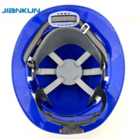 Vente directe d'usine, casques de sécurité ANSI ABS à visière intégrale, haute résistance aux impacts, design léger, certifiés CE, industriels JIANKUN
