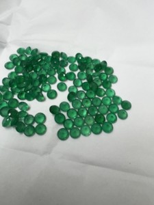 Piedra Preciosa Suelta de Calidad, Ónice Verde Natural en Corte Brillante Redondo de 5,6 mm - Product Image 6