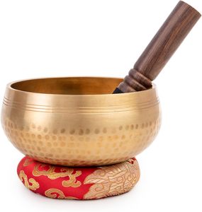 Ensemble de bols chantants tibétains 100% fait à la main népal bol sonore ensemble de méditation Yoga Chakra guérison méditation cadeaux Unique - Product Image 2