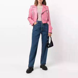 Veste d'hiver de haute qualité pour femmes couleur personnalisée motif solide respirant en cuir tricoté nouveau Style - Product Image 2