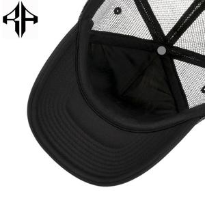 หมวก100% ผ้าฝ้ายคุณภาพสูงด้านหน้า5แผงแบบมงกุฎสูงด้านหลังเป็นตาข่ายใส่คนขับรถบรรทุกกลางแจ้งปรับแต่งโลโก้ได้4ฤดู - Product Image 5