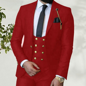 Nouvelle mode, costume de mariage sur mesure à simple boutonnage, pantalon et veste, designs fabriqués au Pakistan, support OEM pour tenue de marié - Product Image 4