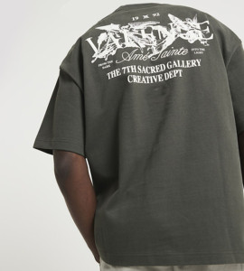 T-shirt en coton de qualité supérieure 2026 pour homme, personnalisable avec logo, impression sur mesure, t-shirts unis surdimensionnés - Product Image 3