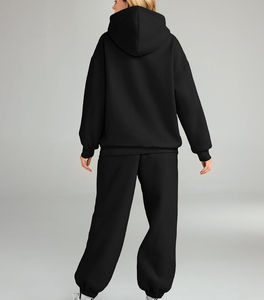 Survêtement grande taille pour femmes de la meilleure qualité Séchage rapide de haute qualité Conception personnalisée Motif solide Service OEM Survêtement grande taille - Product Image 4