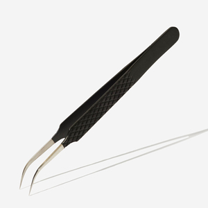 Pinzas profesionales para pestañas de acero inoxidable al por mayor, nuevo modelo personalizado, herramienta de precisión metálica para pestañas de alta calidad - Product Image 2