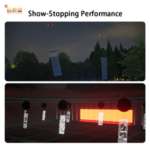 Tùy chỉnh trong suốt bay <span class=keywords><strong>LED</strong></span> hiển thị với Drone ma thuật thảm Màn hình <span class=keywords><strong>LED</strong></span> Màn hình phim có thể sạc lại cho quảng cáo ngoài trời - Product Image 5