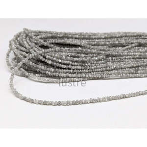 Perlas de Diamante Natural Blanco sin Cortar, Fragmentos de Diamante Gris Crudo, Perlas Sueltas sin Cortar para Joyería - Product Image 1