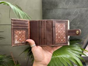 2025 Designer Real Cowhide Leather <b>Coin</b> <b>Purse</b> Stylish Clutch Wallet Credit Card Holder Western Style Unisex Clutch <b>Coin</b> <b>Purse</b> - Product Image 4