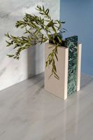 Vase à fleurs en marbre naturel fait main TCE Premium, style Art Déco, pour mariage, luxe, pierre polie, décoration de table, maison, élégant, moderne
