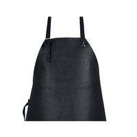 Apron Las Kulit Sapi Satu Potong Tahan Api dengan Pengait Logam, Tali Kulit, dan Gesper Kuningan Ukuran 24x36 24x40