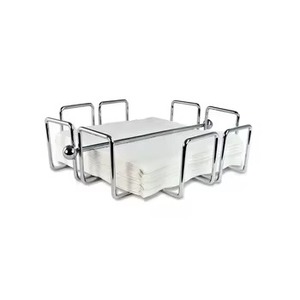 Latest Metal Napkin Holder with Wooden Base Stylish <b>Tissue</b> Holder <b>for</b> Kitchen Bathroom and Tabletop Use Modern Functional Design - Product Image 2