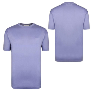 T-shirt à manches courtes CVC unisexe marine solide 100% coton 52% peigné et filé à anneaux 48% Poly 32 simple 4.2 Oz - Product Image 6