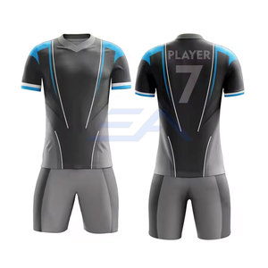 Uniforme de Fútbol para Hombre de Talla Grande, Transpirable, 100% Poliéster, Sin Costuras, de Secado Rápido, Personalizable, al por Mayor, Sostenible - Product Image 1