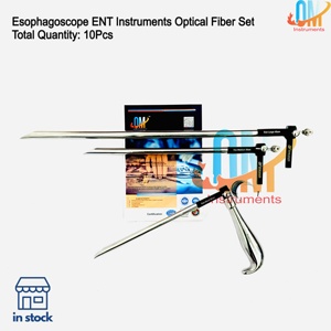 สินค้ามาใหม่ คุณภาพดีที่สุด ชุดเครื่องมือตรวจกล่องเสียงและลำไส้ OldMed Instruments ชุดเครื่องมือผ่าตัดสำหรับตรวจกล่องเสียง ใช้ใยแก้วนำแสง นำกลับมาใช้ใหม่ได้ ฆ่าเชื้อได้ - Product Image 4