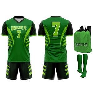 Uniformes de Fútbol para Hombre, Jacquard 100% Poliéster, Transpirables, de Alta Calidad, Elásticos, Manga Corta, Color Sólido, Personalizables - Product Image 3