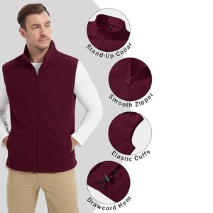 Chalecos de lana para hombre con ajuste personalizado con logotipo, etiqueta bordada, Impresión de etiquetas y marca para aventuras al aire libre y ropa de equipo - Product Image 3