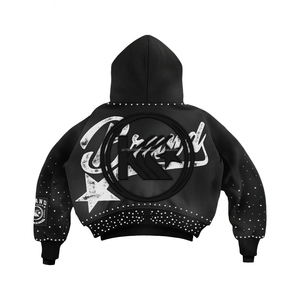 Conjunto Deportivo Personalizado Unisex de Algodón, Sudadera con Capucha y Pantalones Cortos, 2 Piezas, Estampado Serigrafiado, Estilo Holgado para Hombre - Product Image 5