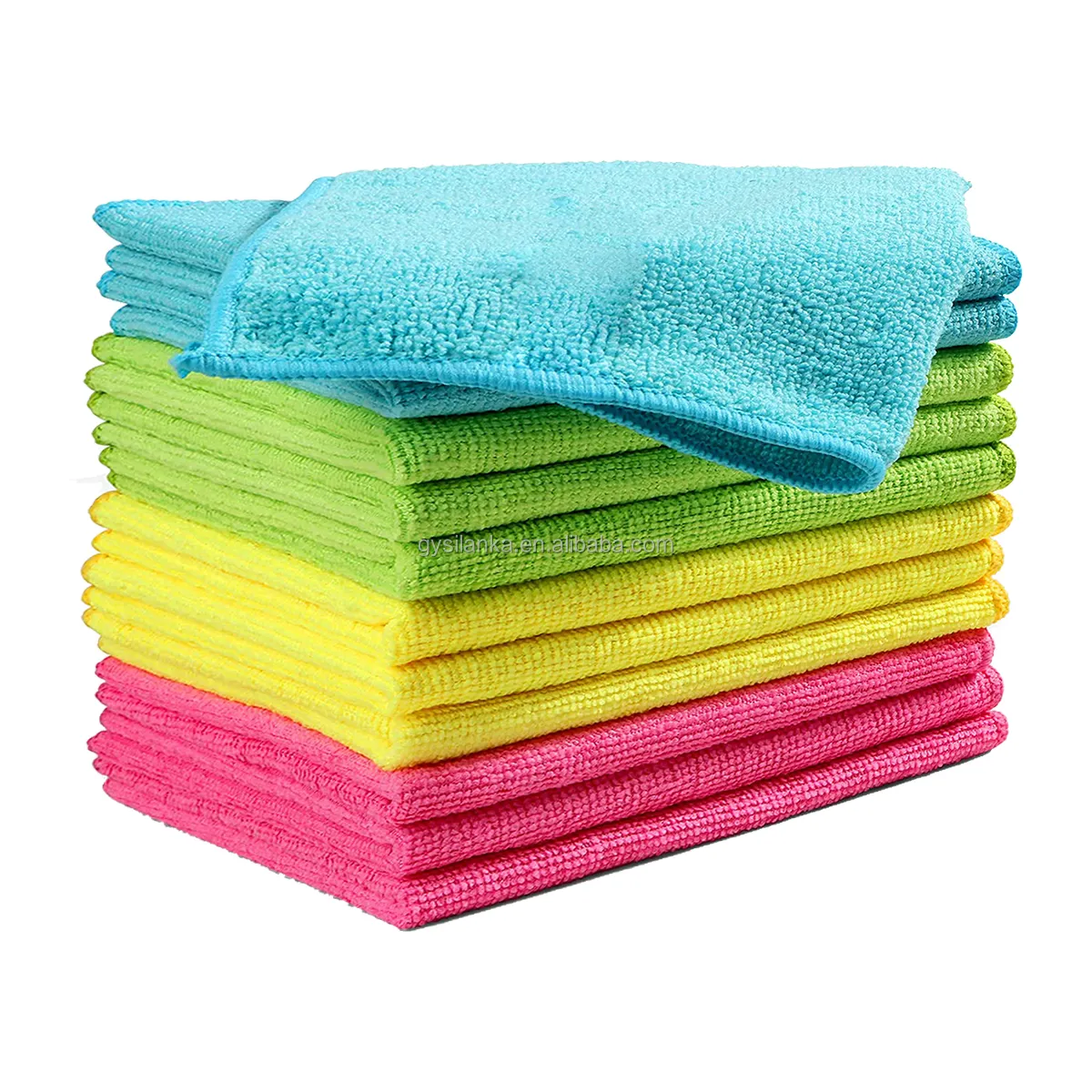 हल्के 220gsm 100% स्प्लिट माइक्रोफाइबर सफाई कपड़े माइक्रो फाइबर तौलिया निर्माता द्वारा बनाया गया माइक्रो फाइबर तौलिया