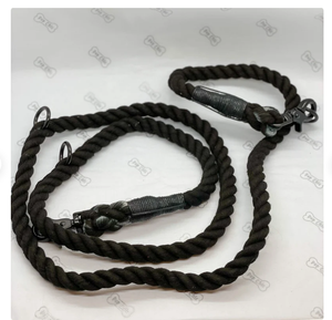 Black 6ft Adjustable Rope Lead Durable Dog <b>Leash</b> <b>Pet</b> Supplies Accessory Customized Colored Cotton Rope Handmade Dog <b>Leash</b> <b>Pet</b> Le - Product Image 3