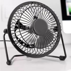 <b>Mini</b> Metal USB Fan By Myrva Compact Desk <b>Cooler</b> for Office & Home Use, Durable Steel Construction, Silent Operation, Plug-and-P - Product Image 1