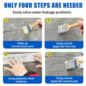 Revêtement imperméabilisant certifié CE pour toiture en béton, élastique, à base d'acrylique et de <span class=keywords><strong>polyuréthane</strong></span>, pour salle de bain, résistant <span class=keywords><strong>au</strong></span> froid - Product Image 4