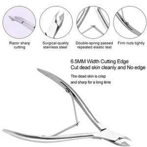 Professional Cuticle Nippers Stainless Steel Nail Cuticle Remover Manicure Pedicure Tool INNOVAMED INSTRUMENTS - Product Image 4