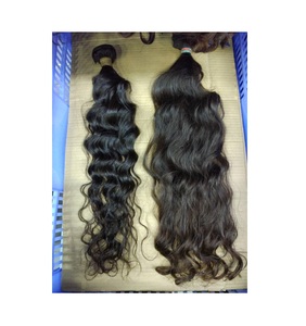 Extensions de cheveux humains alignés par cuticule vierge brésilienne doublement étirée de haute qualité Remy Hair Natural Wave - Product Image 5